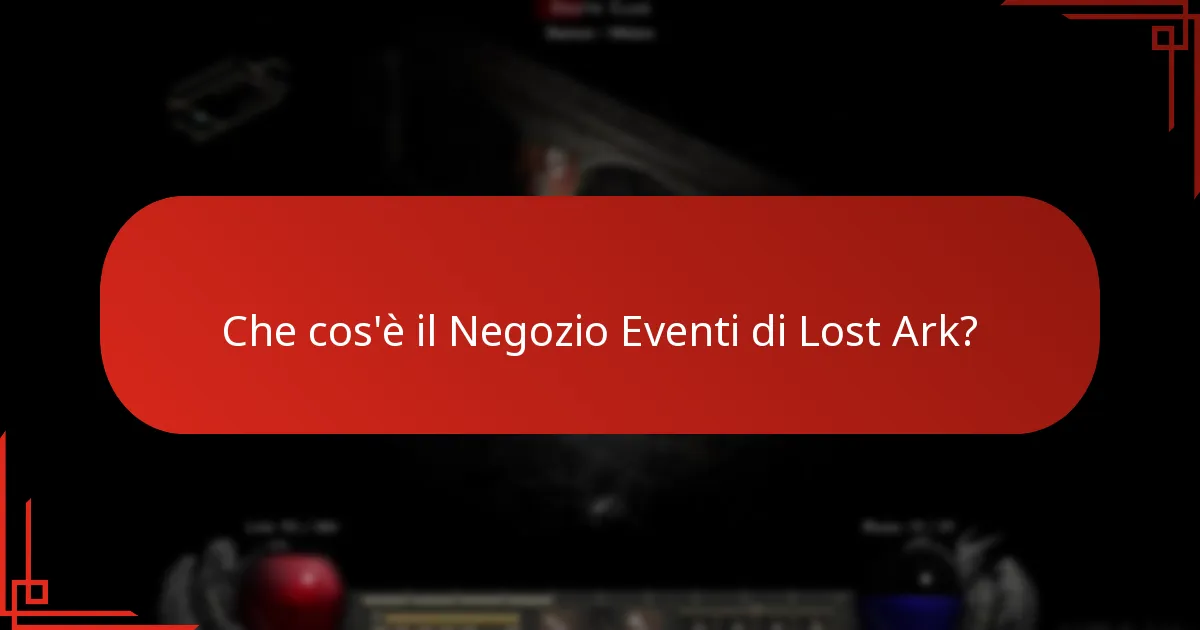 Quali sono gli eventi attuali e futuri nel Negozio Eventi?