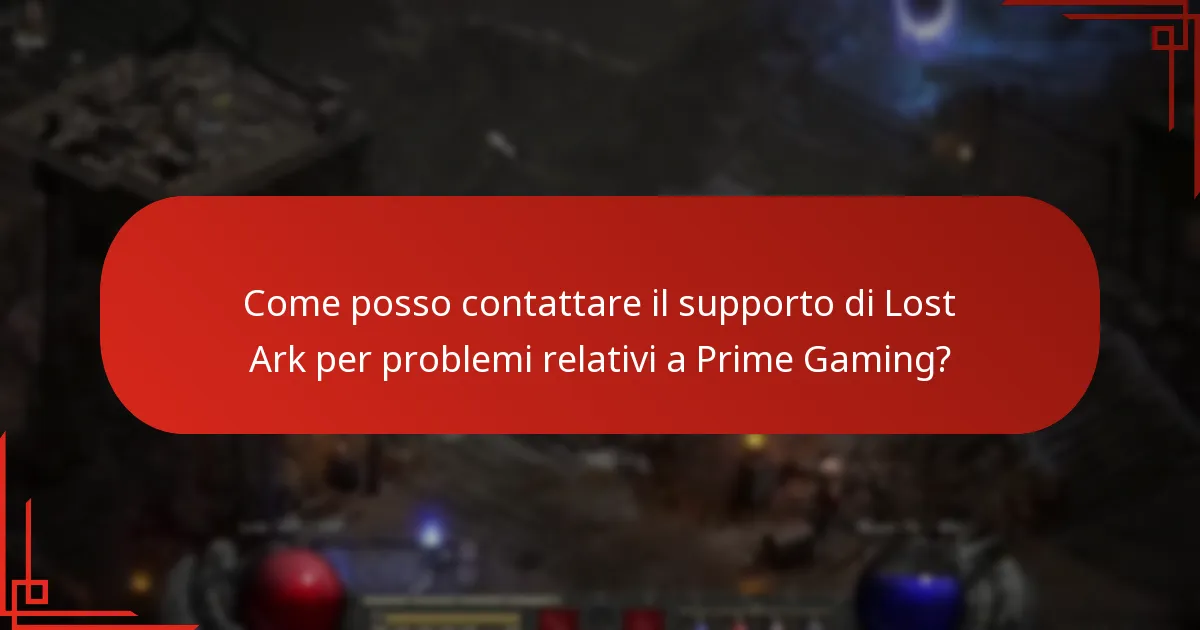 Come posso collegare il mio account Prime Gaming a Lost Ark?