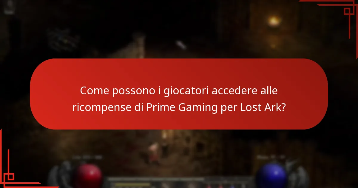 Come possono i giocatori accedere alle ricompense di Prime Gaming per Lost Ark?