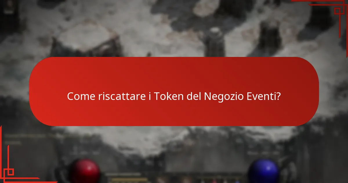 Come gestire efficacemente i Token del Negozio Eventi?