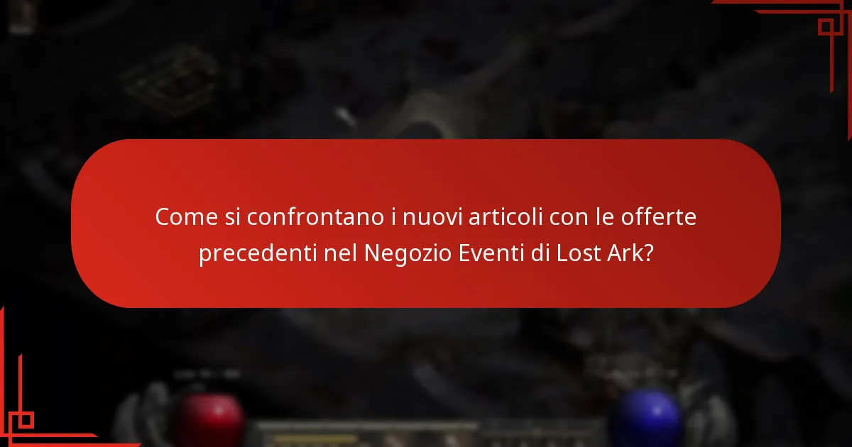 Quali cambiamenti sono stati apportati al Negozio Eventi di Lost Ark?