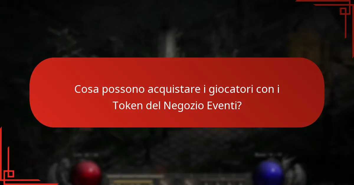 Cosa possono acquistare i giocatori con i Token del Negozio Eventi?