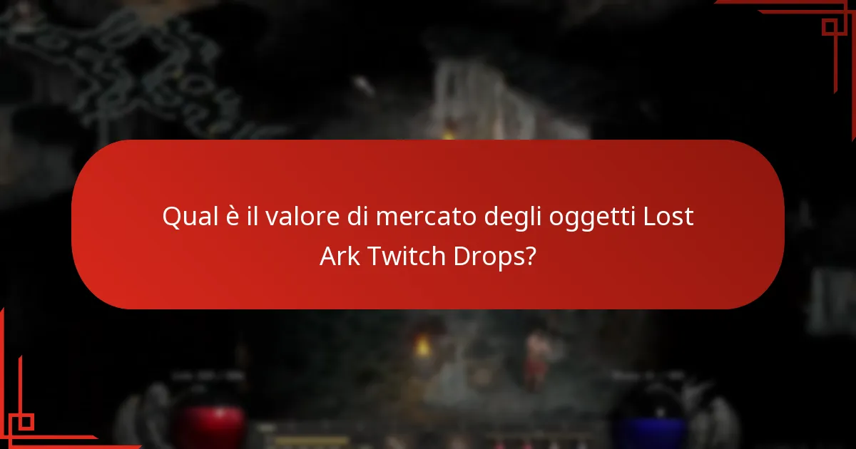 Qual è la classificazione di rarità degli oggetti Lost Ark Twitch Drops?