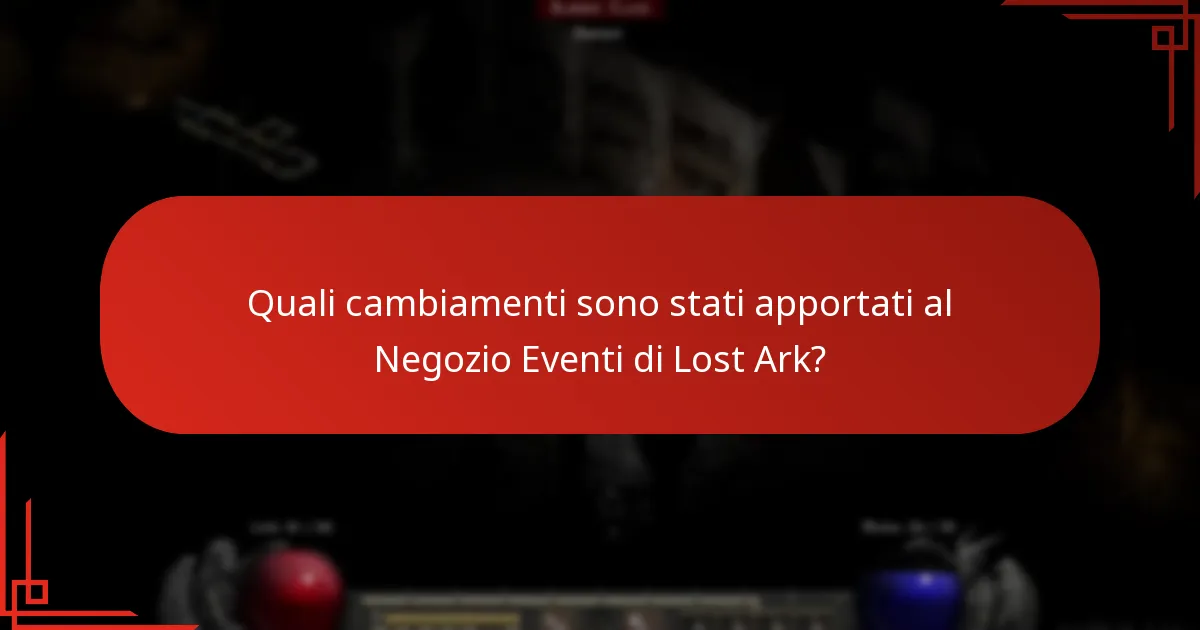 Come si confrontano i nuovi articoli con le offerte precedenti nel Negozio Eventi di Lost Ark?