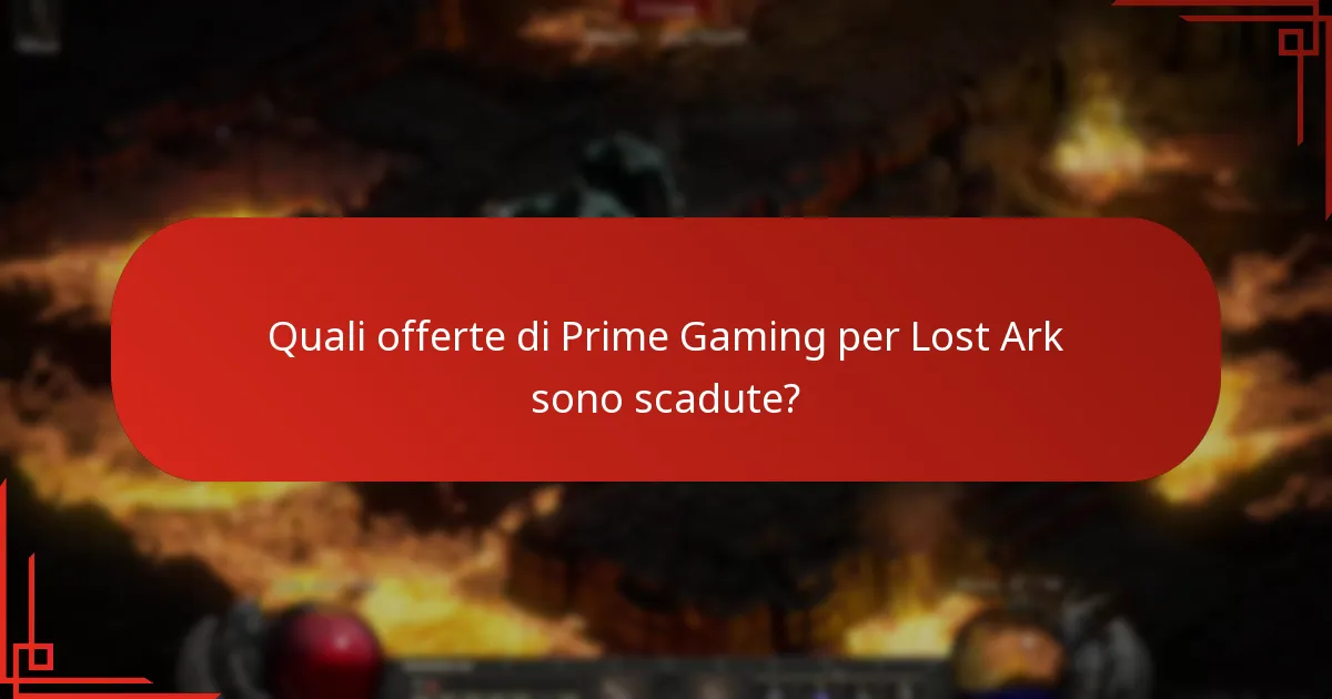 Come si confrontano le offerte di Prime Gaming di Lost Ark con altre promozioni di gioco?