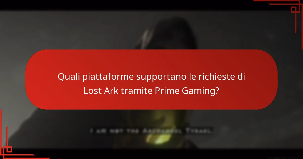 Quali tipi di premi sono disponibili tramite Prime Gaming per Lost Ark?