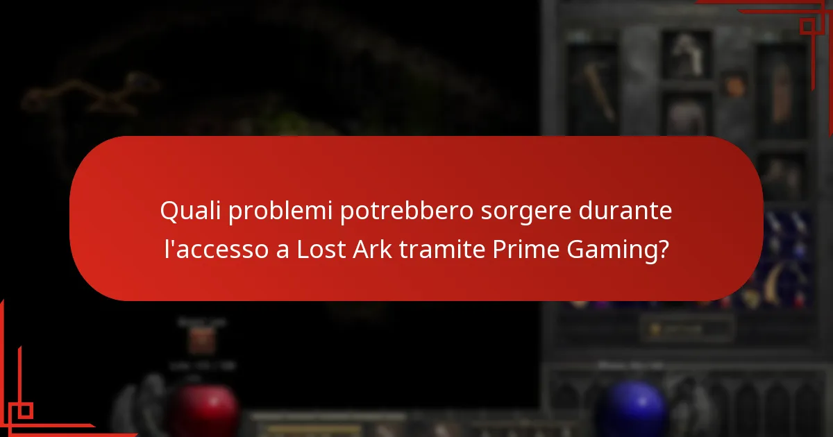 Come possono gli utenti risolvere i problemi di accesso a Lost Ark tramite Prime Gaming?