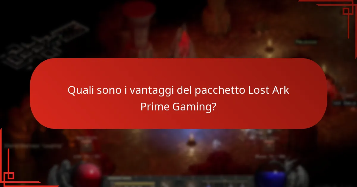 Come si confronta il pacchetto Lost Ark Prime Gaming con altri pacchetti di gioco?