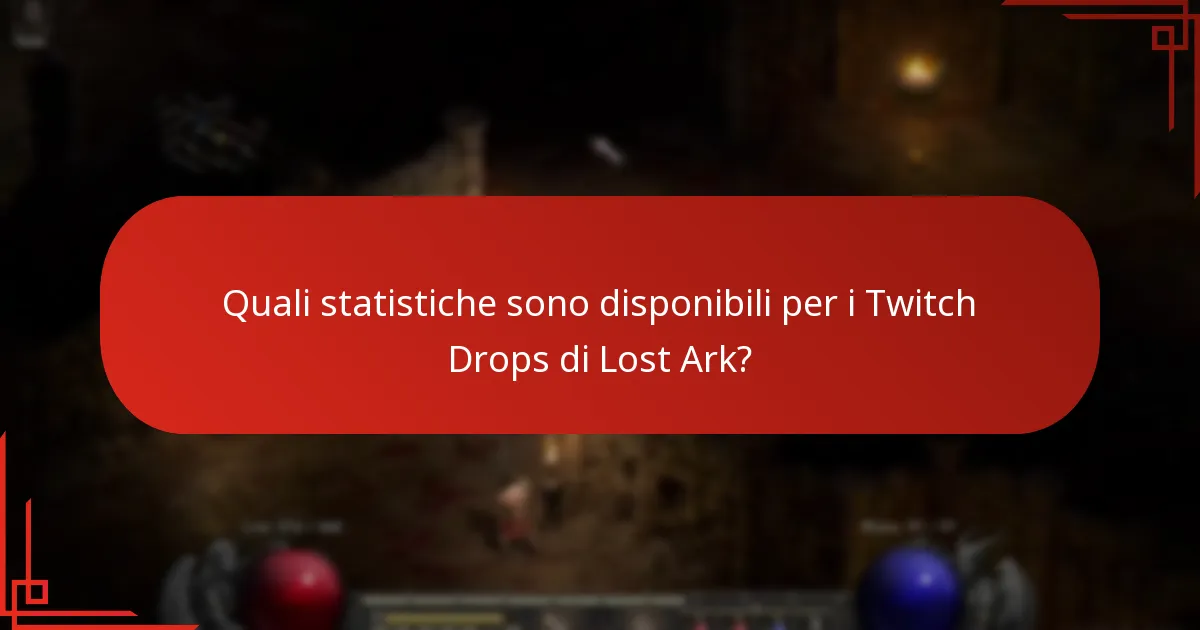 Quali intuizioni possono essere tratte dai dati dei Twitch Drops di Lost Ark?